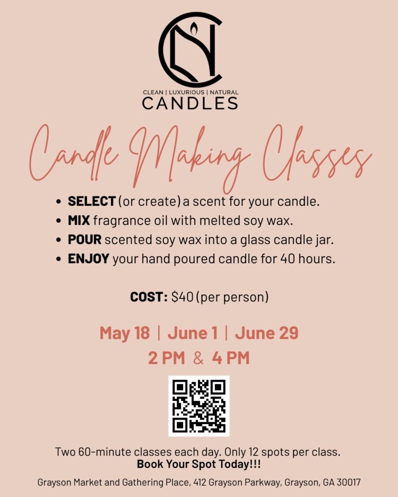 Candle Class Flyer
